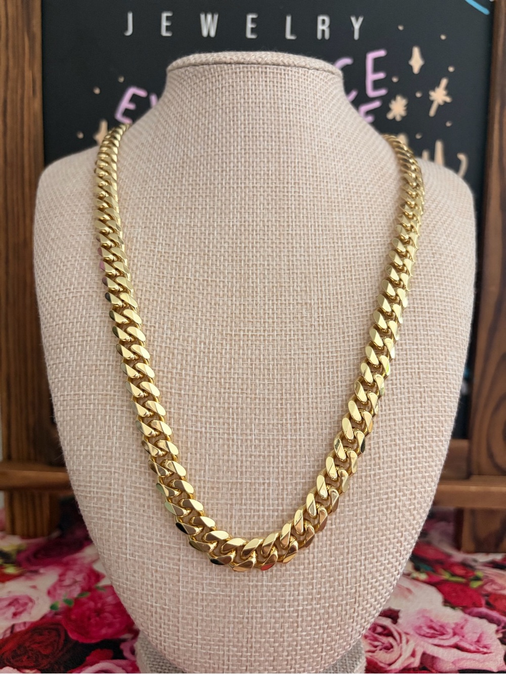 Gold-Filled Cuban Link Chain Necklace